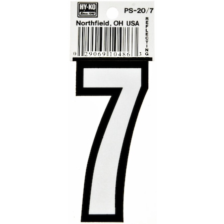 Hy-Ko 3.25In Boat Number 7, 10PK A10486